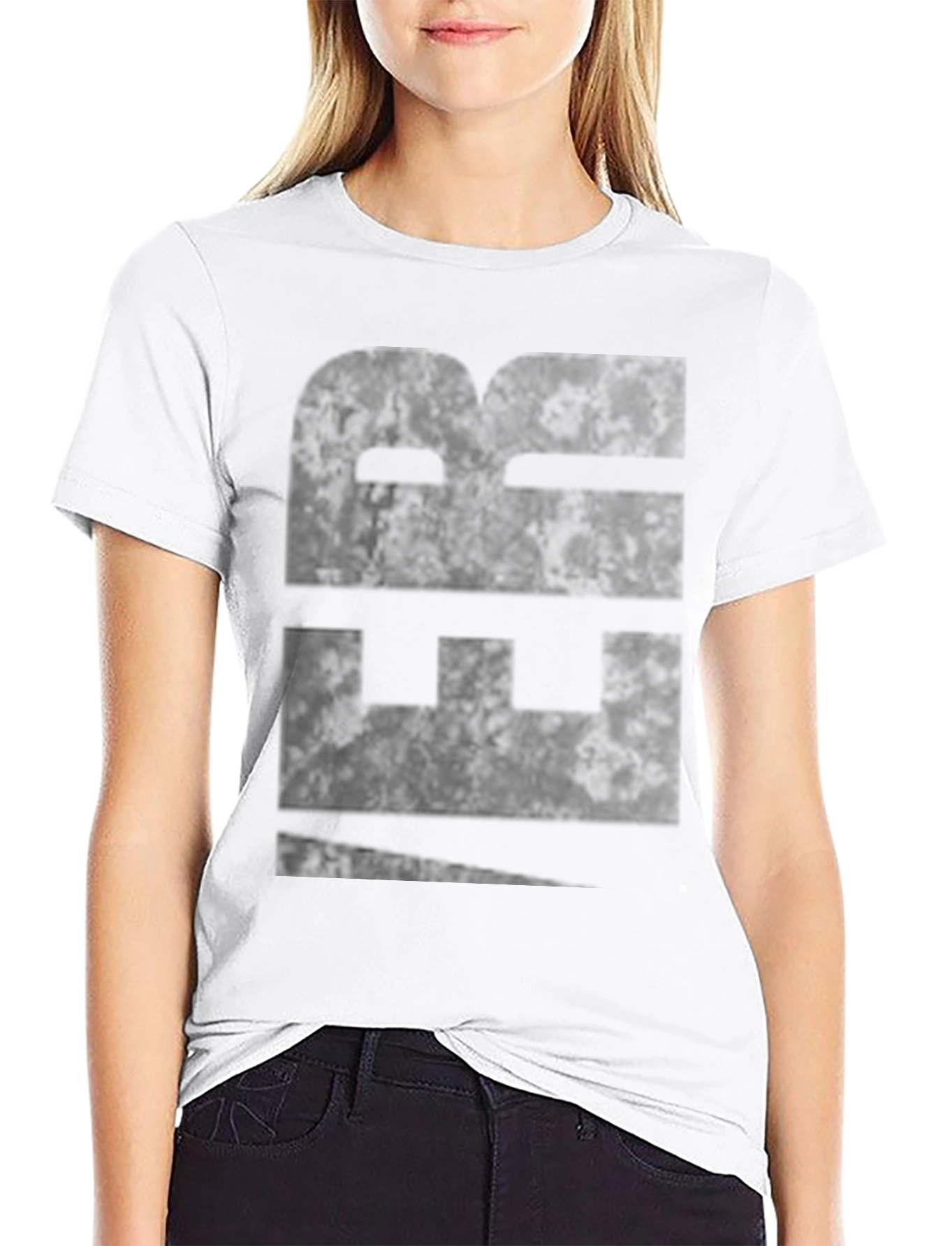 Bold Black Graphic Tee - Modern Streetwear Style