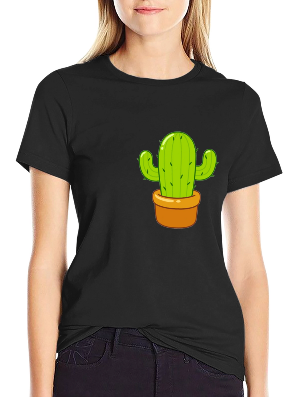 Cactus T-Shirt - Potted Plant Graphic Tee