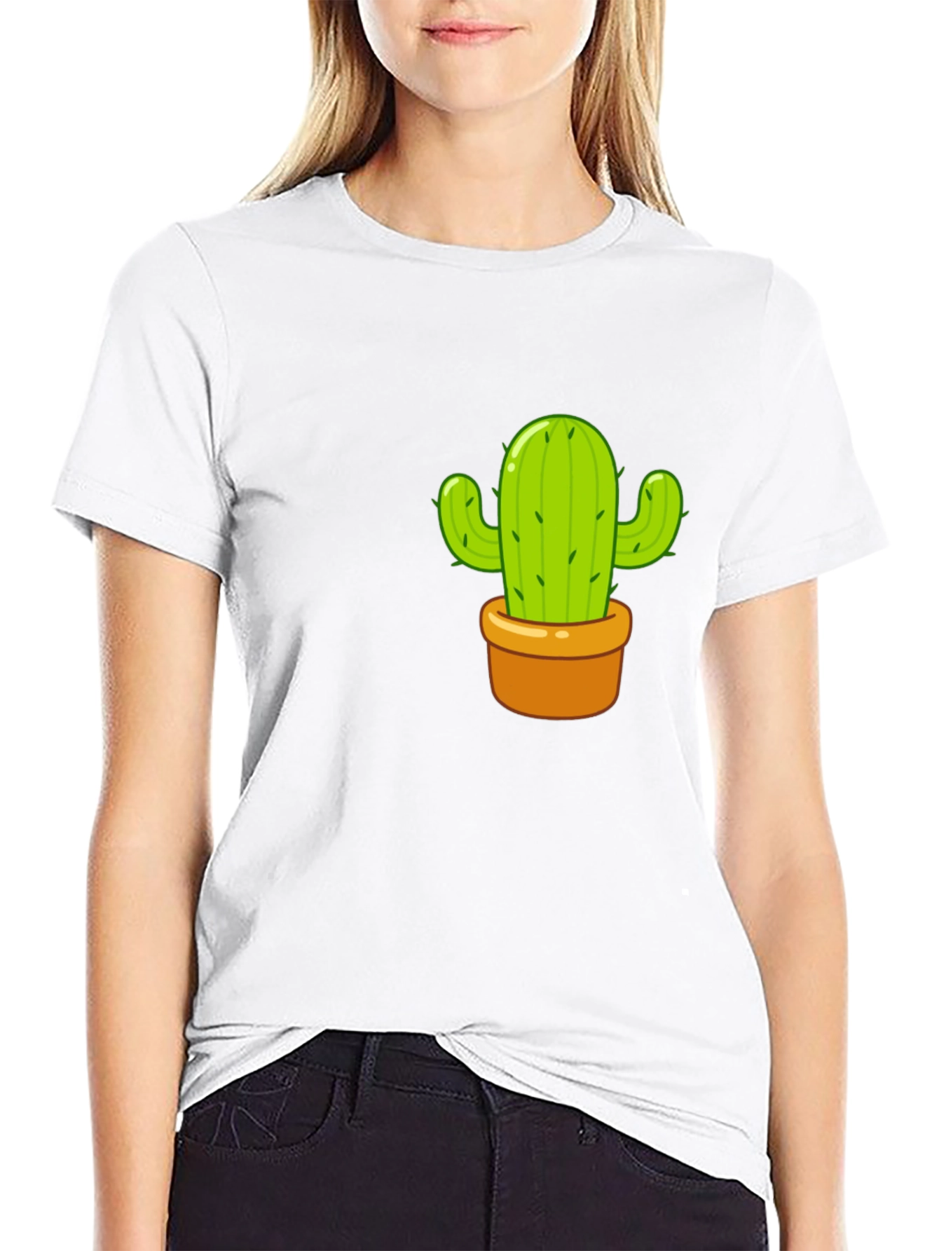 Cactus T-Shirt - Potted Plant Graphic Tee