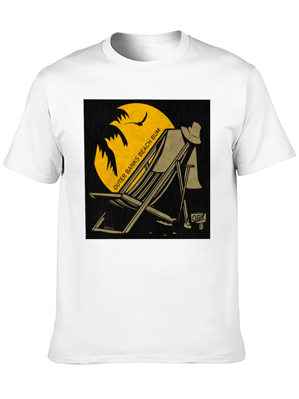 Outer Banks Beach Bum T-Shirt - Black