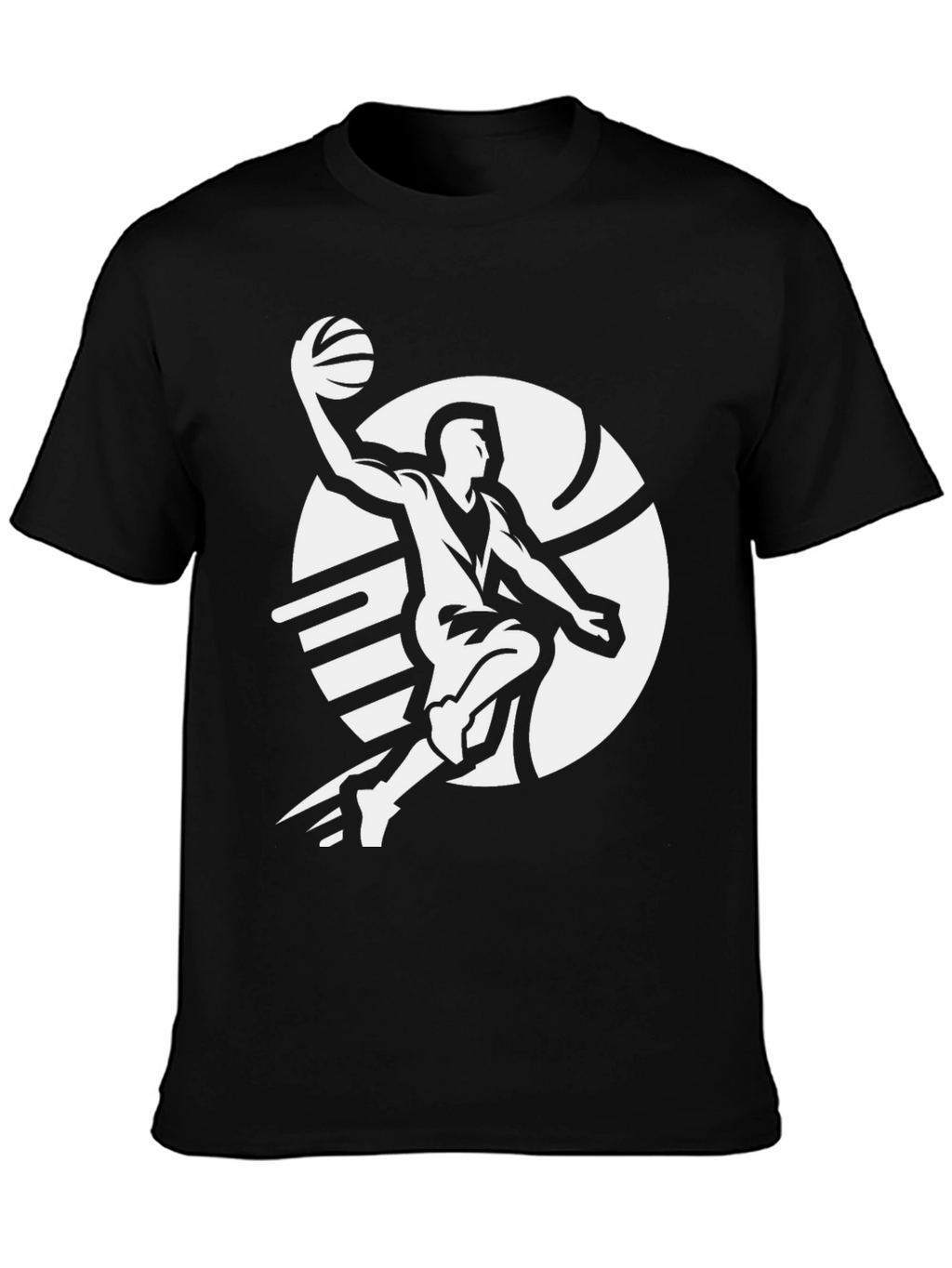 Basketball Player Graphic Tee - Slam Dunk Style