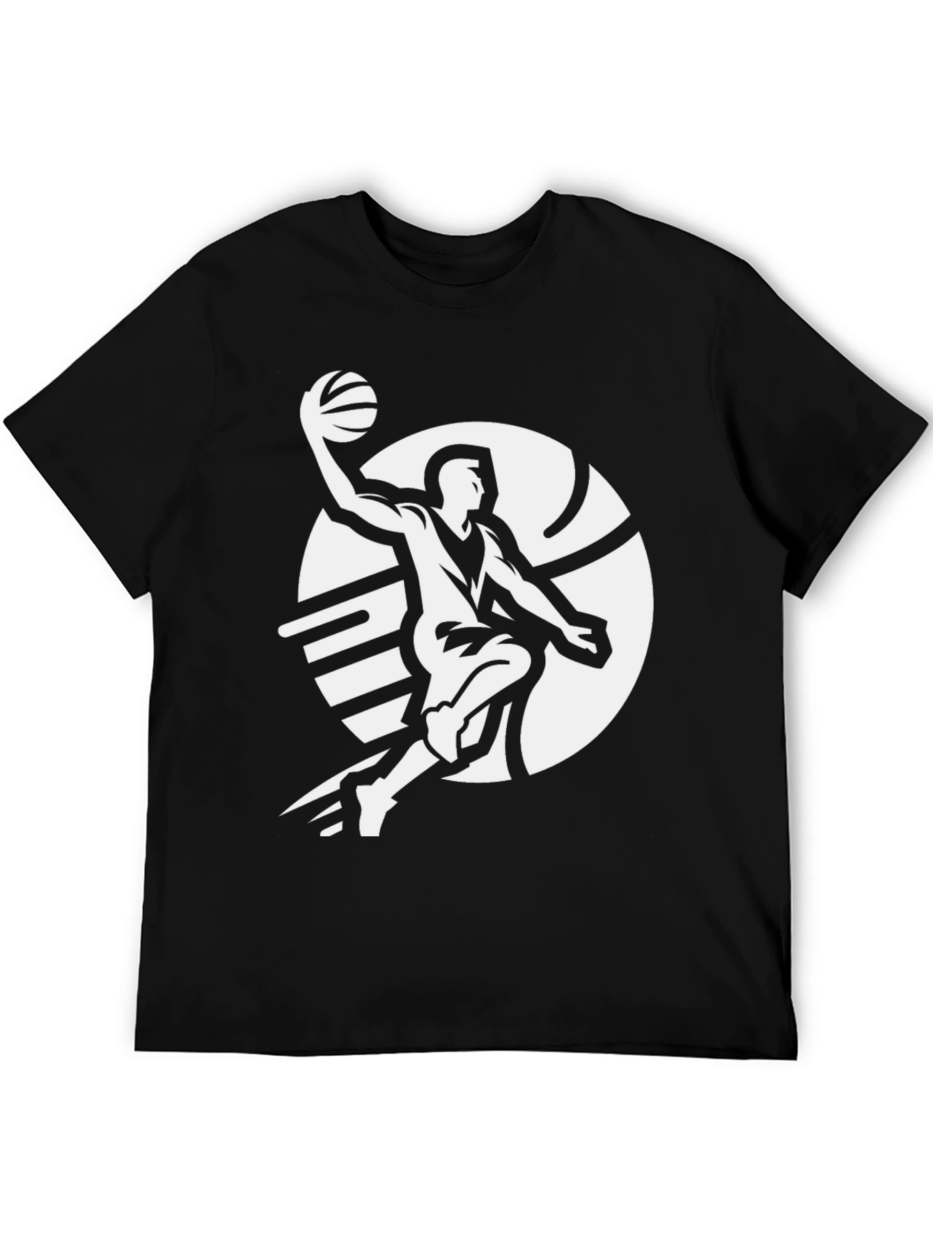 Basketball Player Graphic Tee - Slam Dunk Style