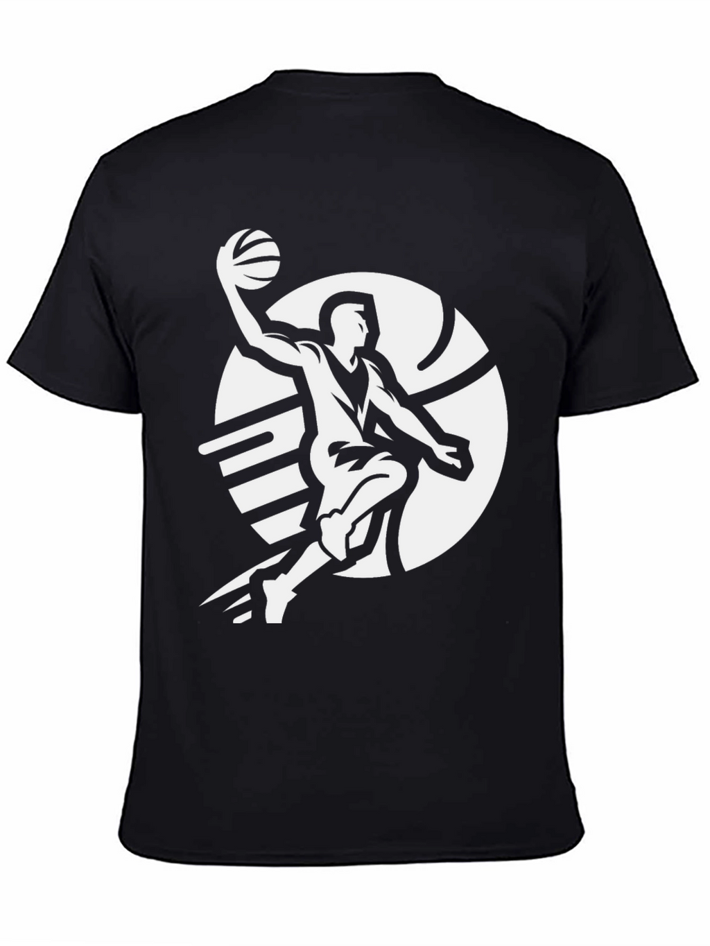 Basketball Player Graphic Tee - Slam Dunk Style