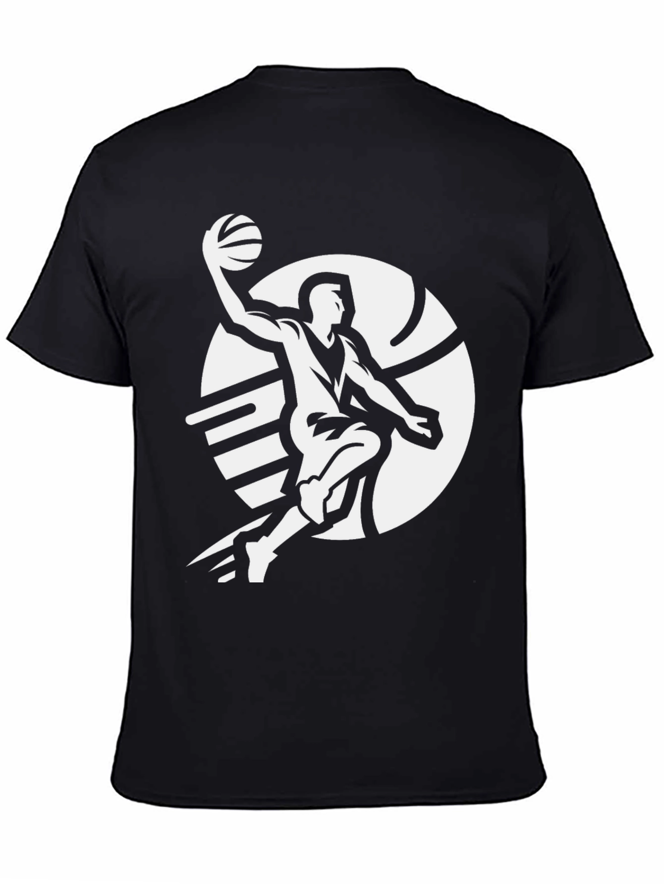 Basketball Player Graphic Tee - Slam Dunk Style