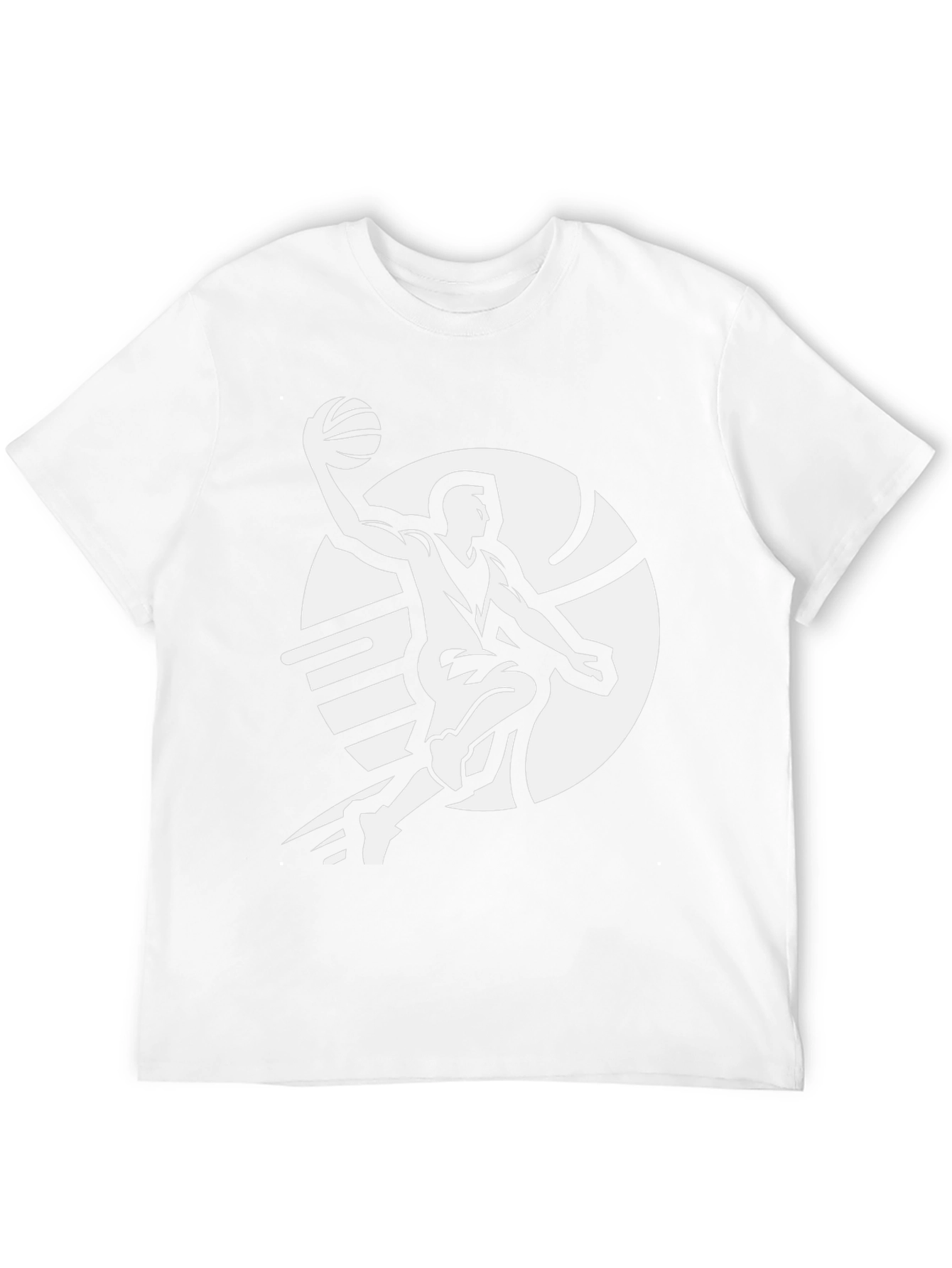 Basketball Player Graphic Tee - Slam Dunk Style