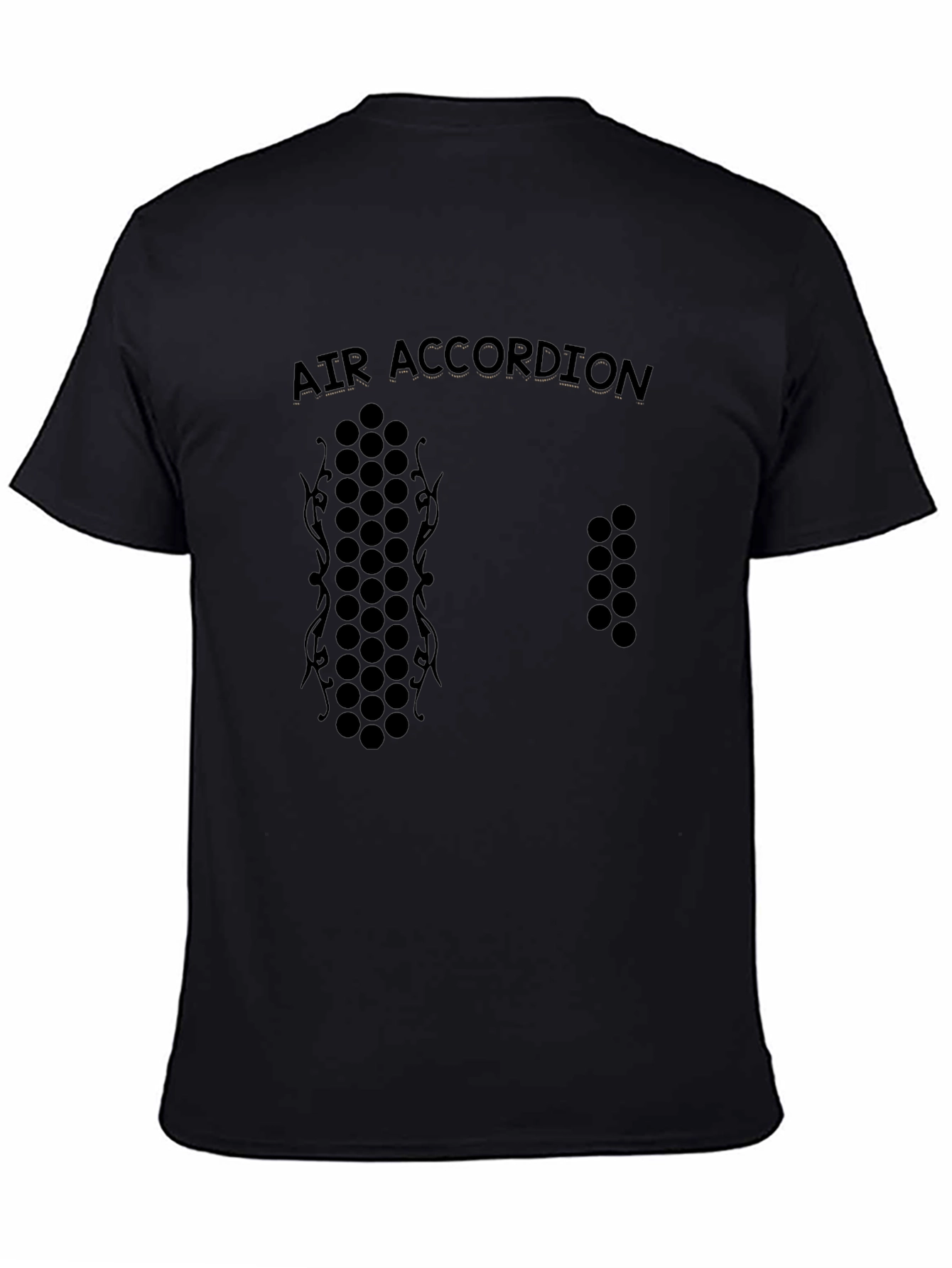 Air Accordion Graphic Tee - Black