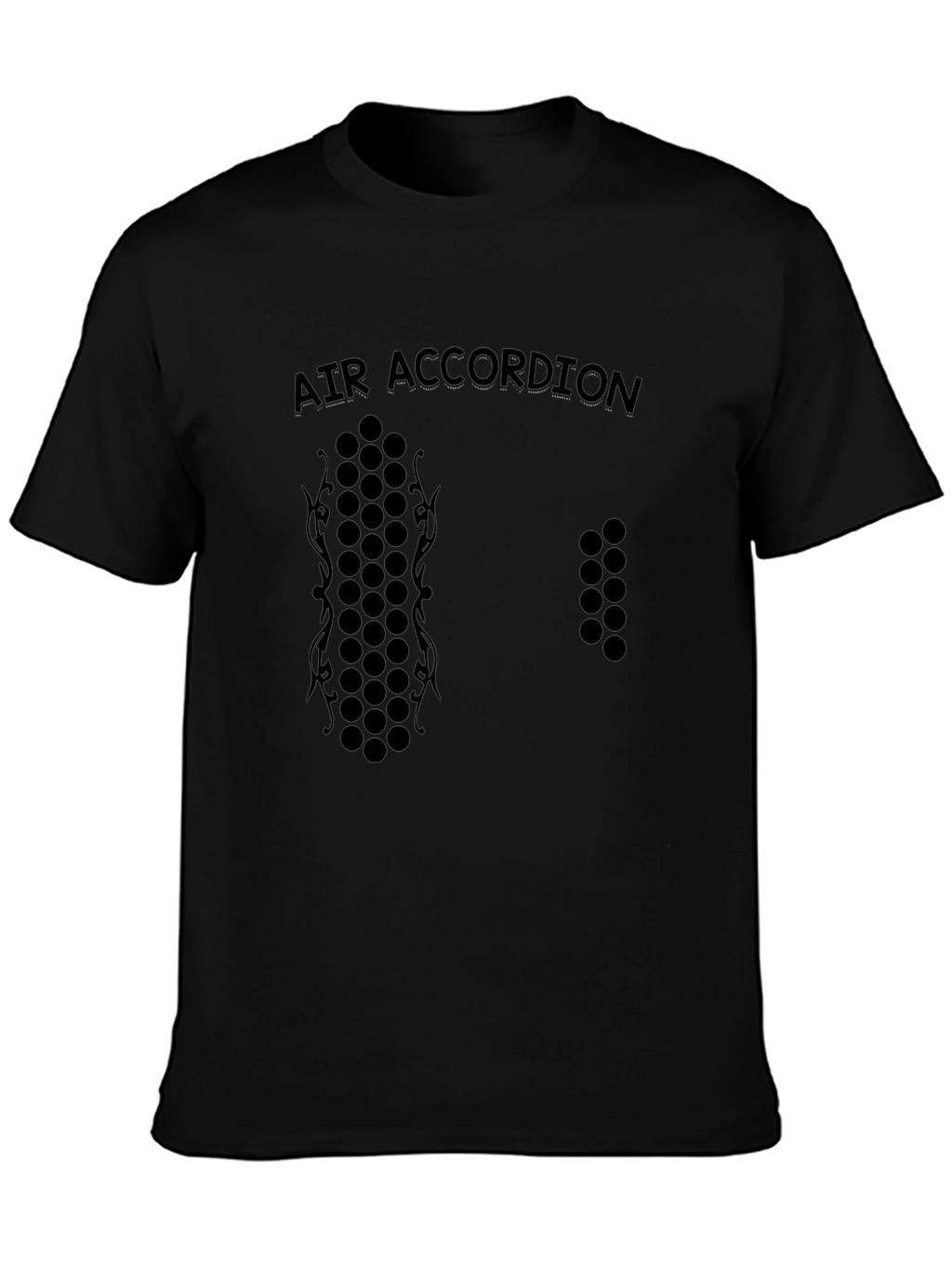 Air Accordion Graphic Tee - Black