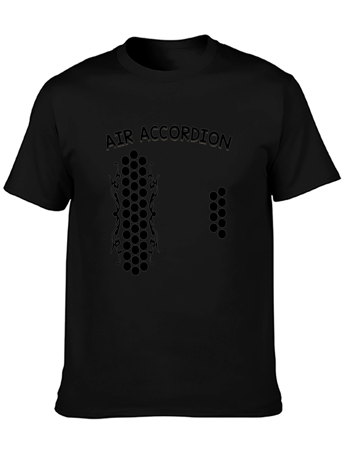 Air Accordion Graphic Tee - Black
