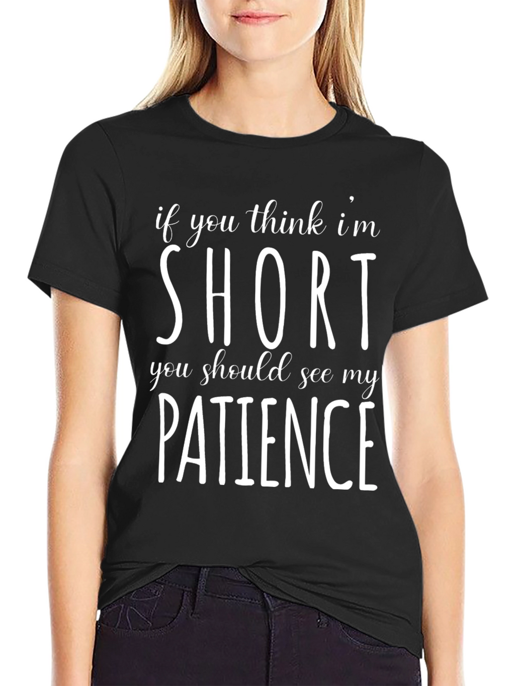 Funny Short Patience T-Shirt Sarcastic Humor Tee