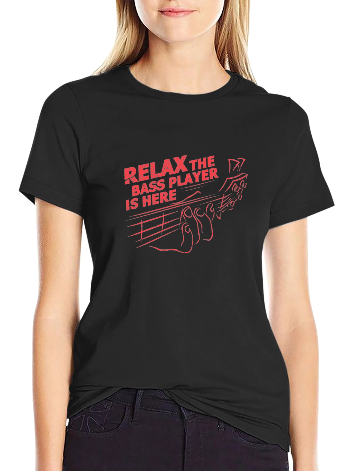 Relax Bass Player Here T-Shirt