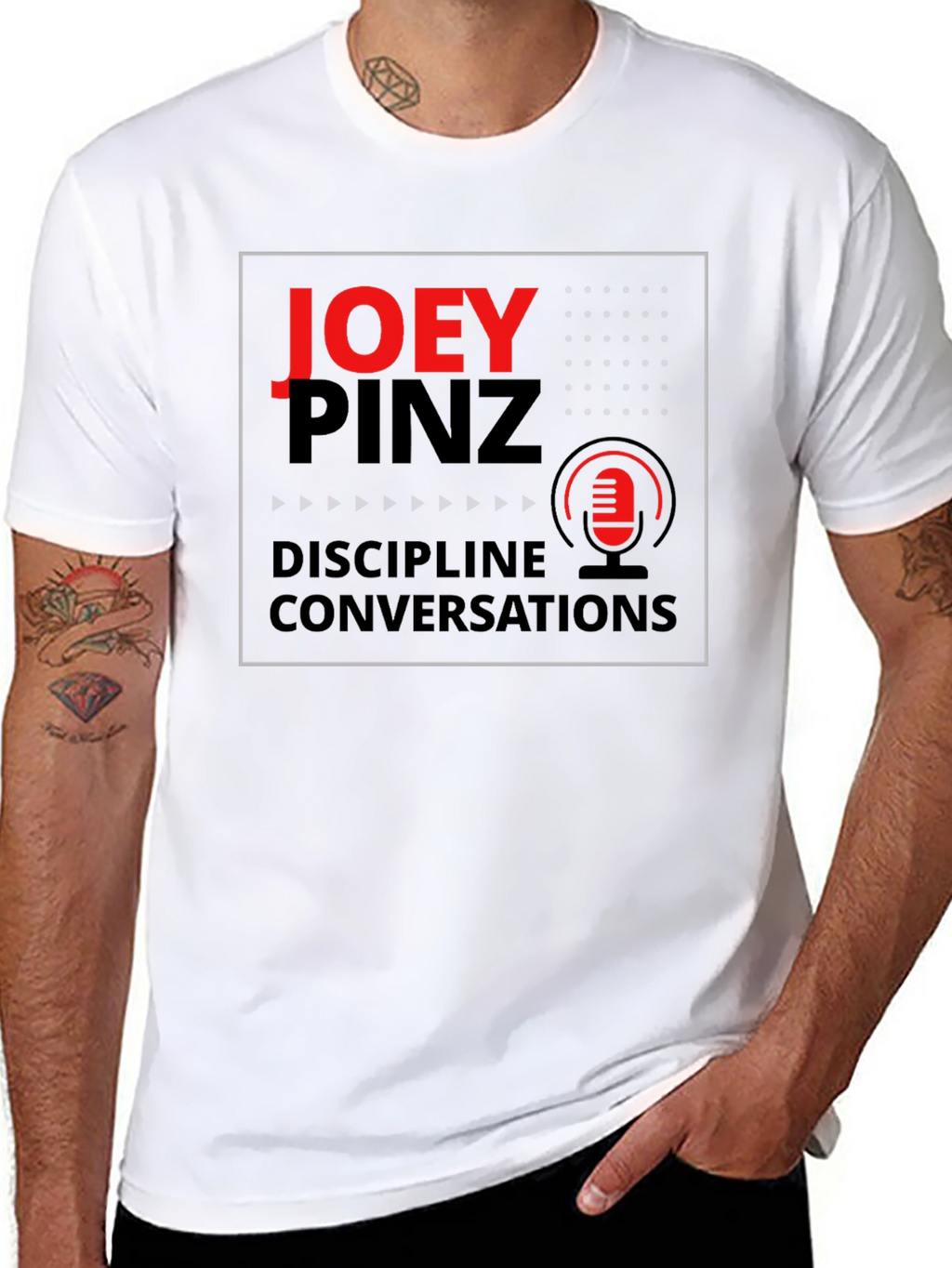 Joey Pinz Podcast Black T-Shirt