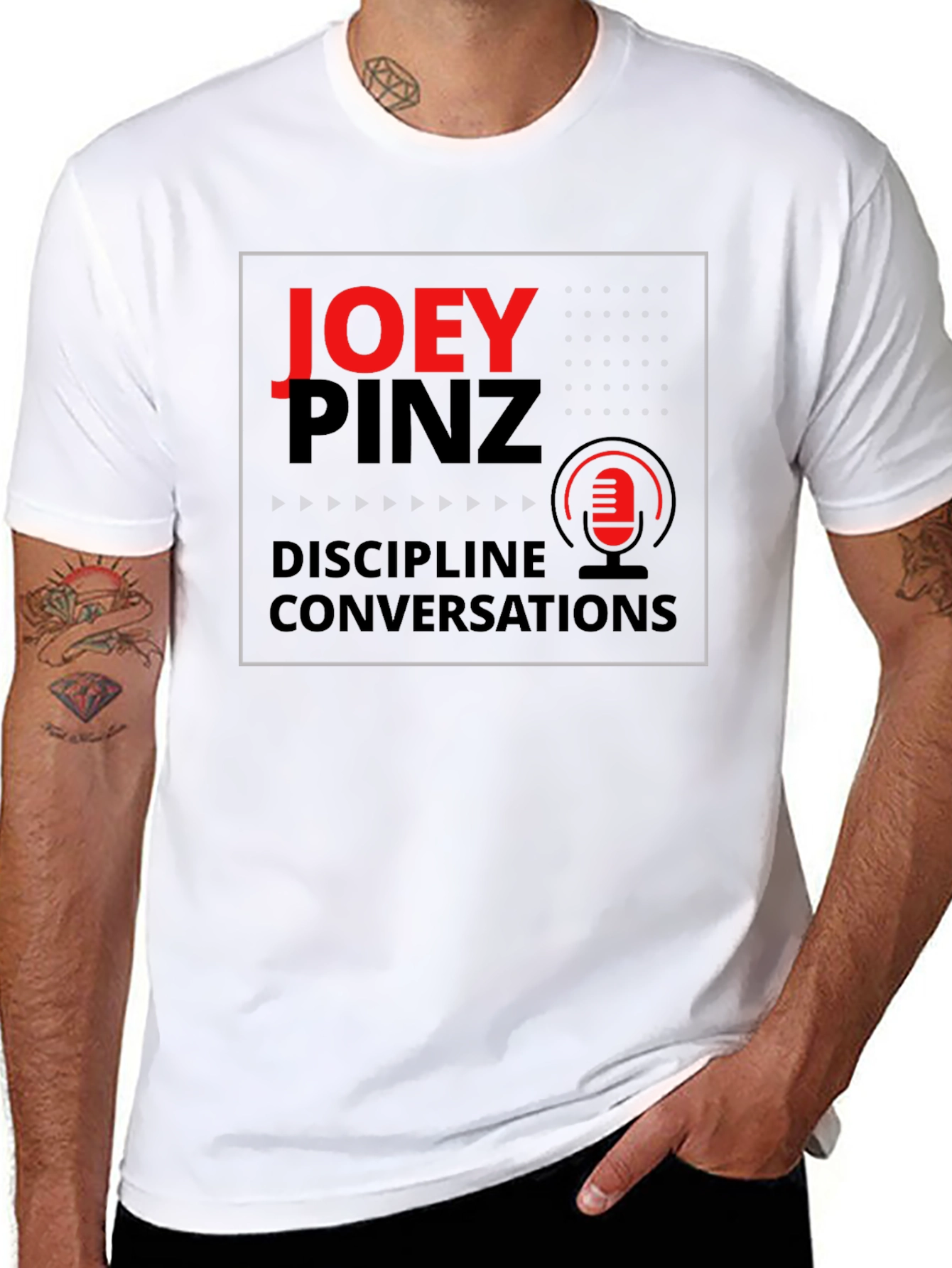 Joey Pinz Podcast Black T-Shirt
