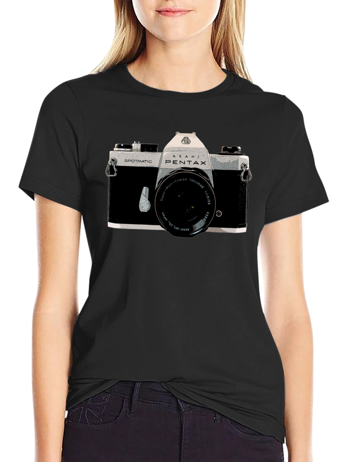 Vintage Camera Graphic T-Shirt - Classic Photography Tee