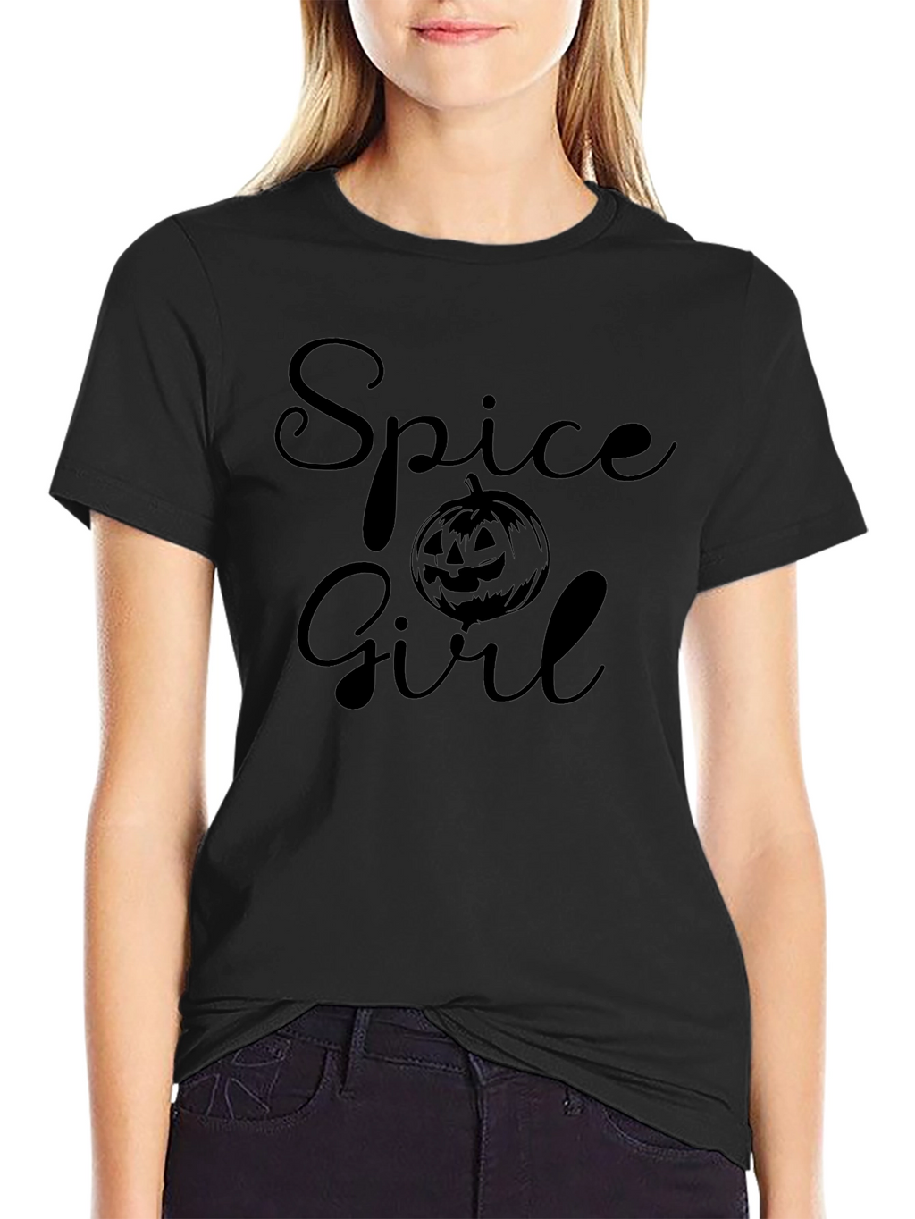 Spice Girl Pumpkin T-Shirt - Halloween Tee