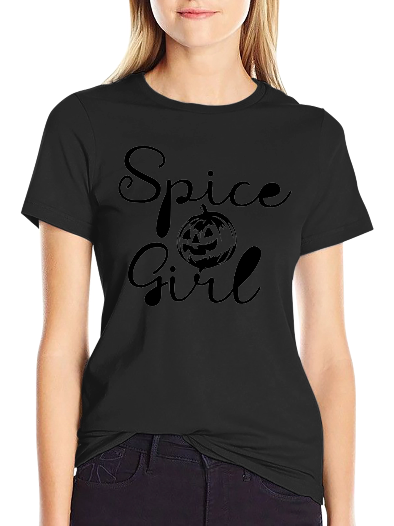 Spice Girl Pumpkin T-Shirt - Halloween Tee