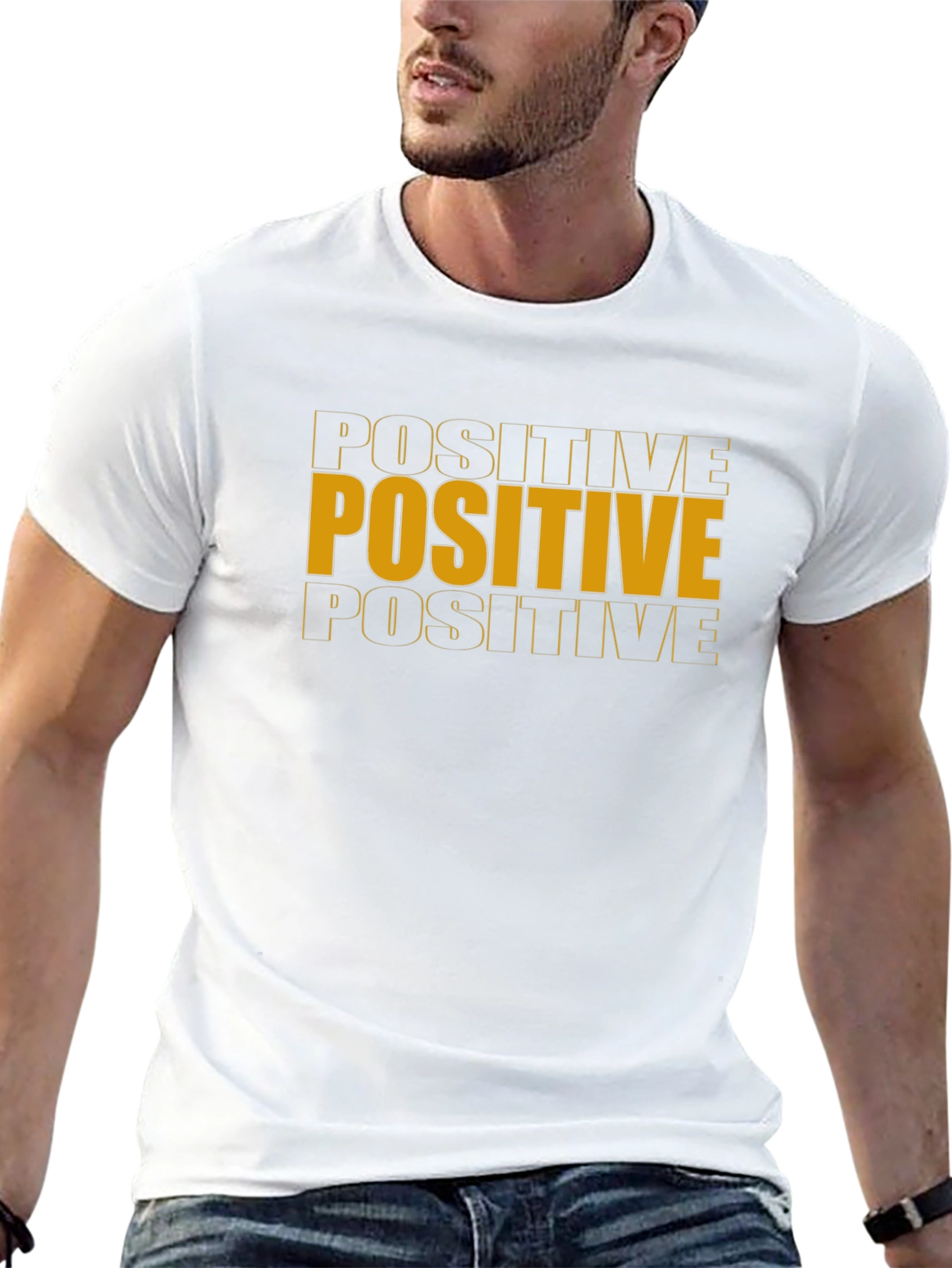 Positive Graphic Tee - Bold Statement Shirt