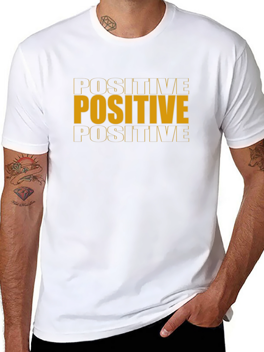 Positive Graphic Tee - Bold Statement Shirt