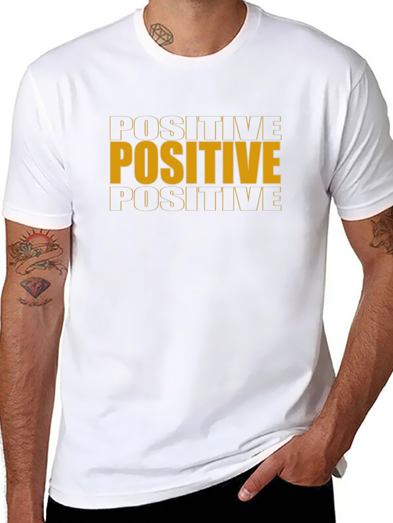 Positive Graphic Tee - Bold Statement Shirt
