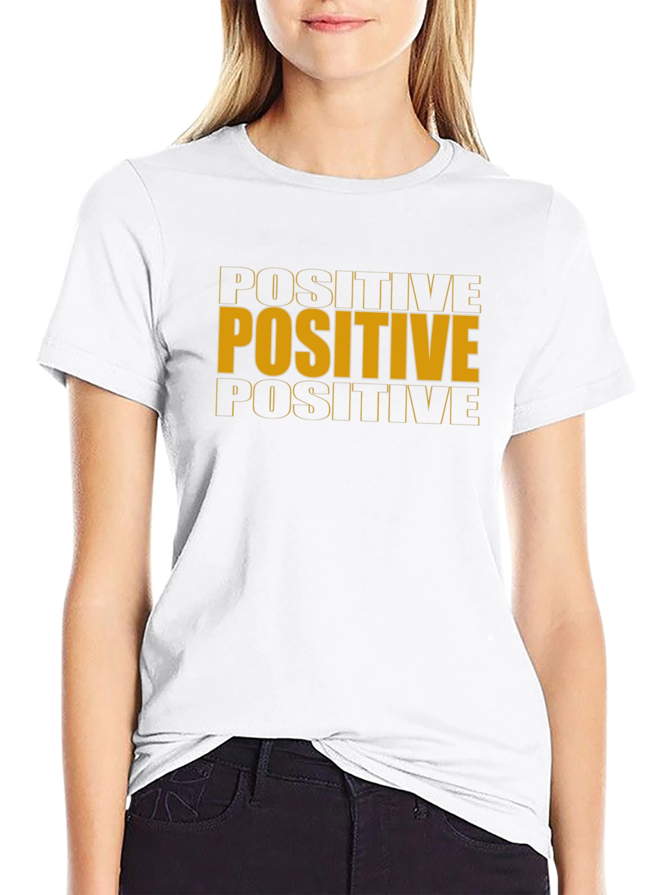 Positive Graphic Tee - Bold Statement Shirt