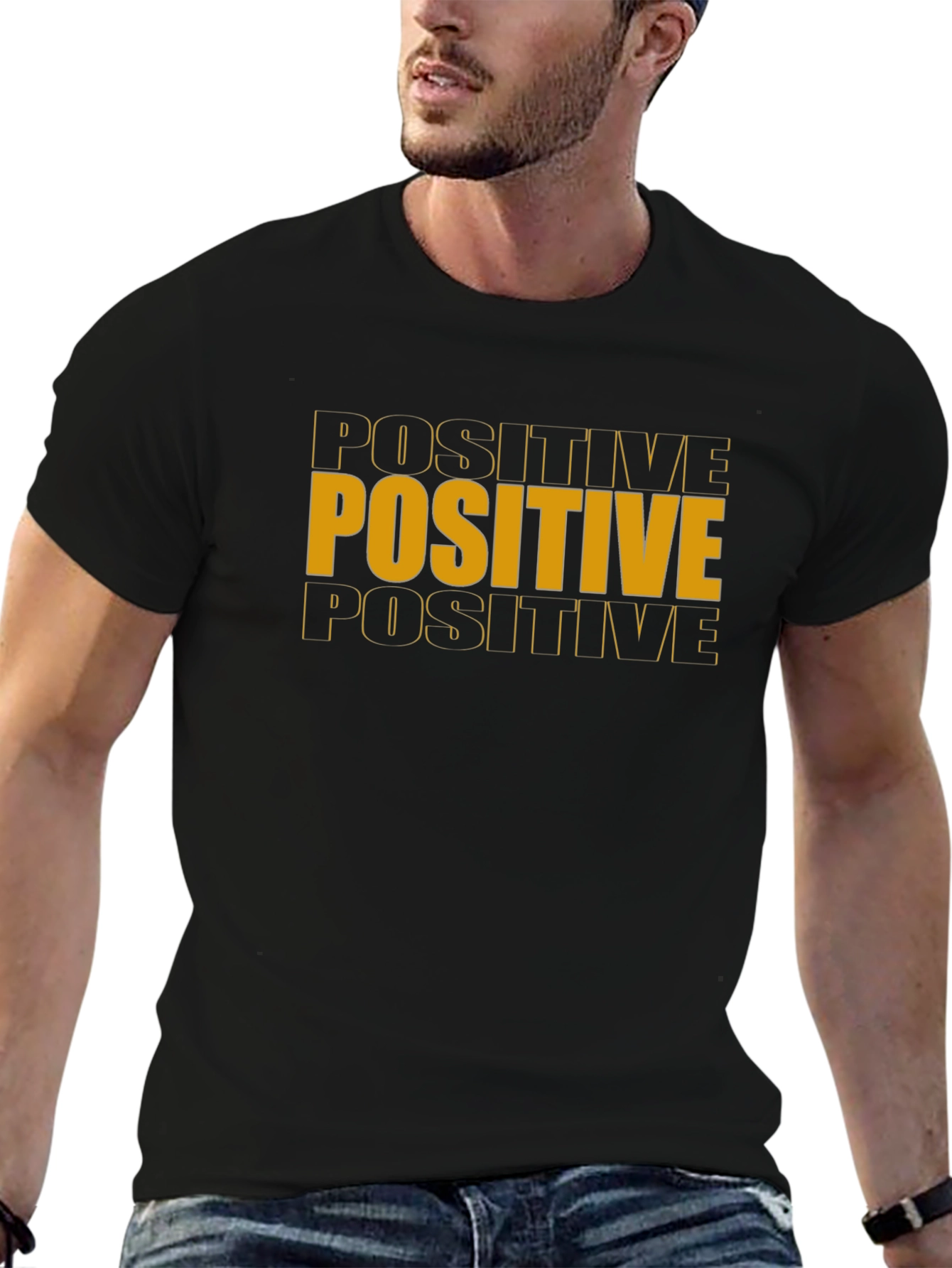 Positive Graphic Tee - Bold Statement Shirt