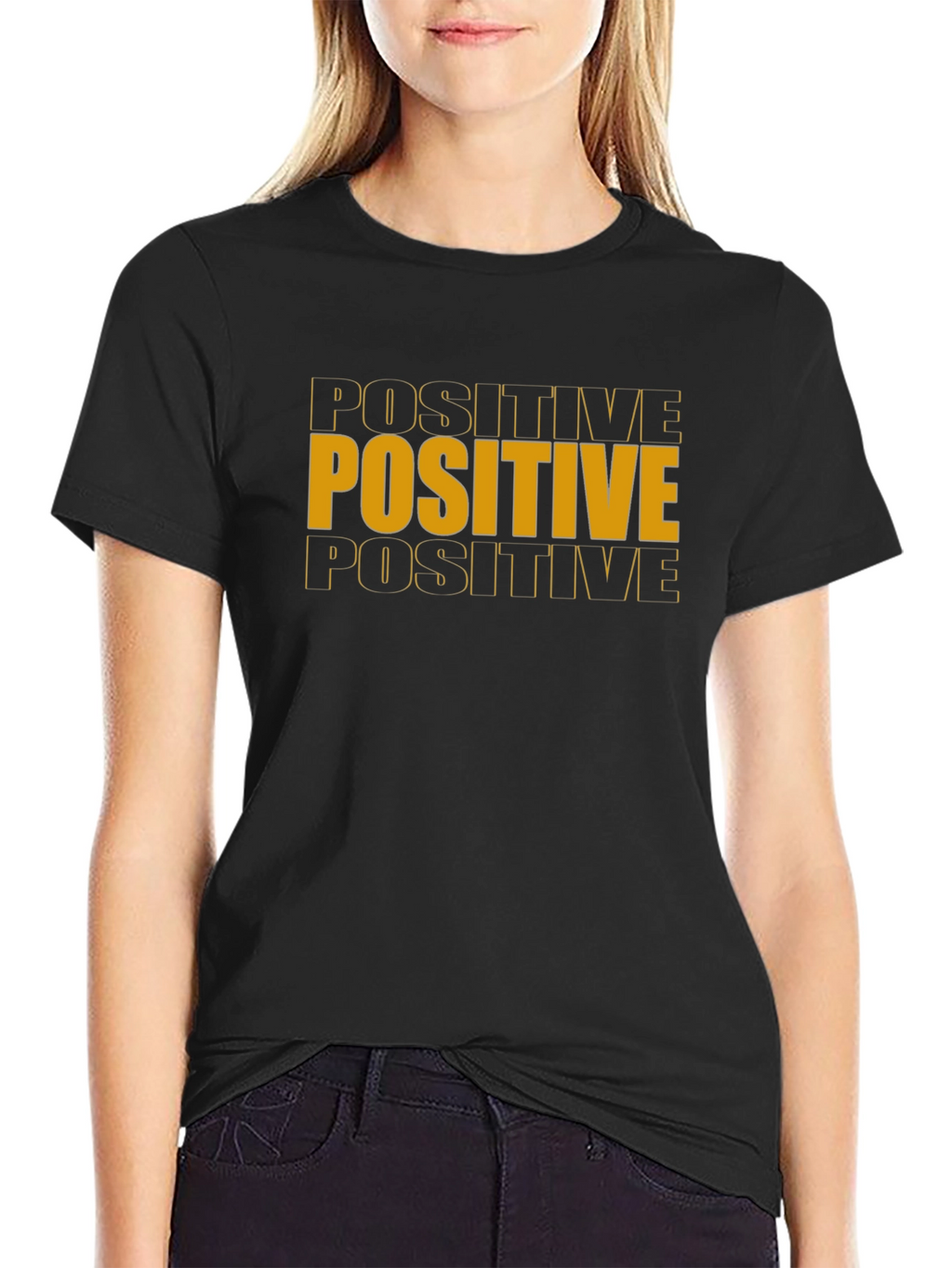 Positive Graphic Tee - Bold Statement Shirt