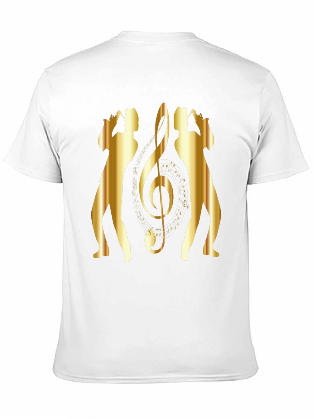 Saxophone Music Note Graphic T-Shirt