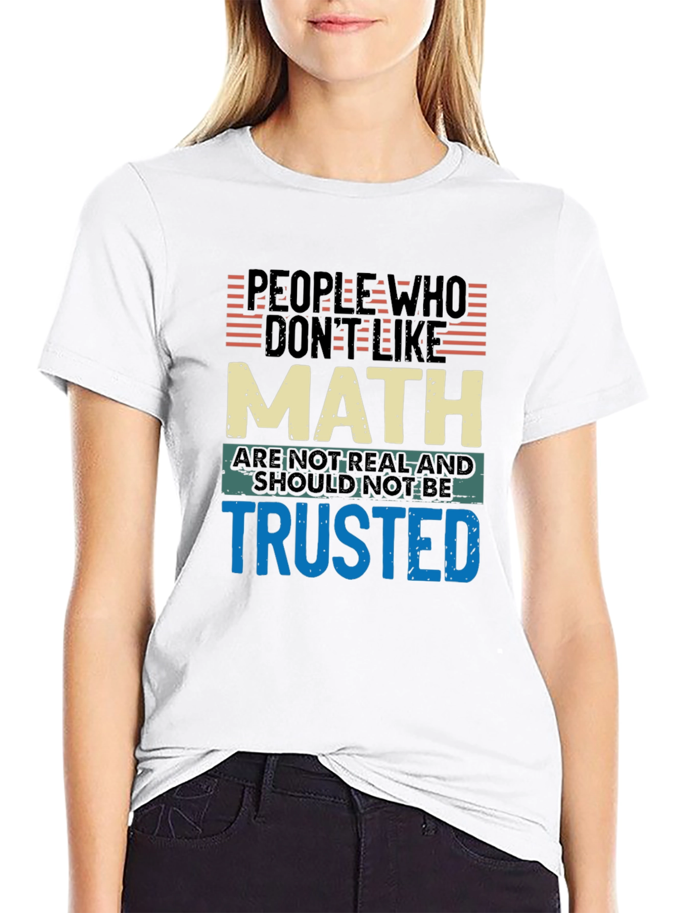 Math Humor T-Shirt: People Who Dont Like Math