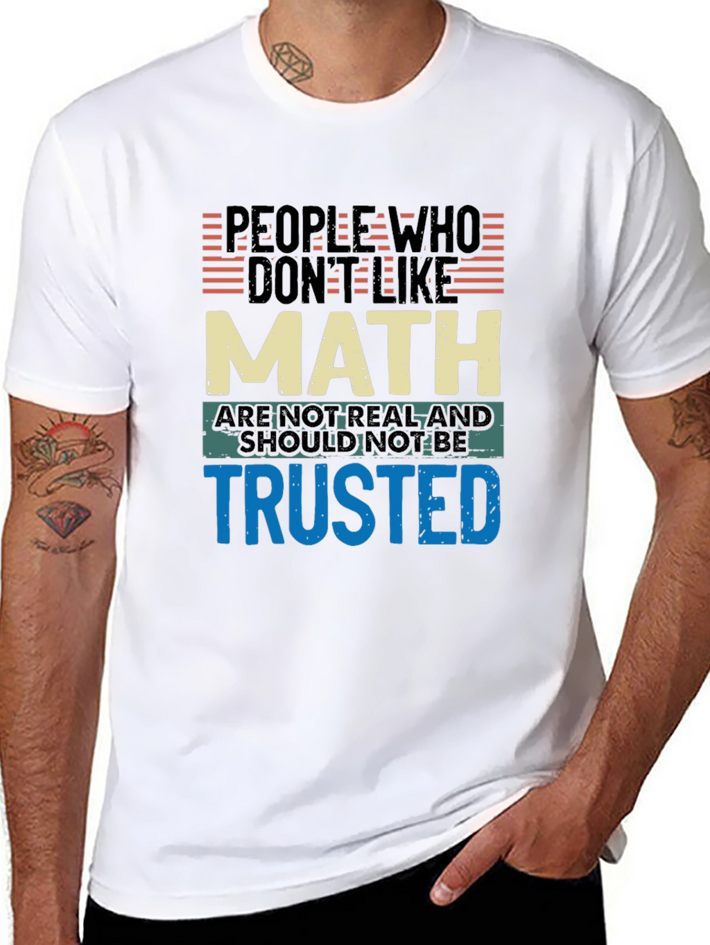 Math Humor T-Shirt: People Who Dont Like Math