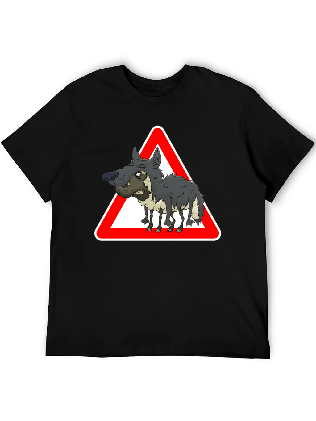 Warning: Wolf in Sheeps Clothing - Black T-Shirt