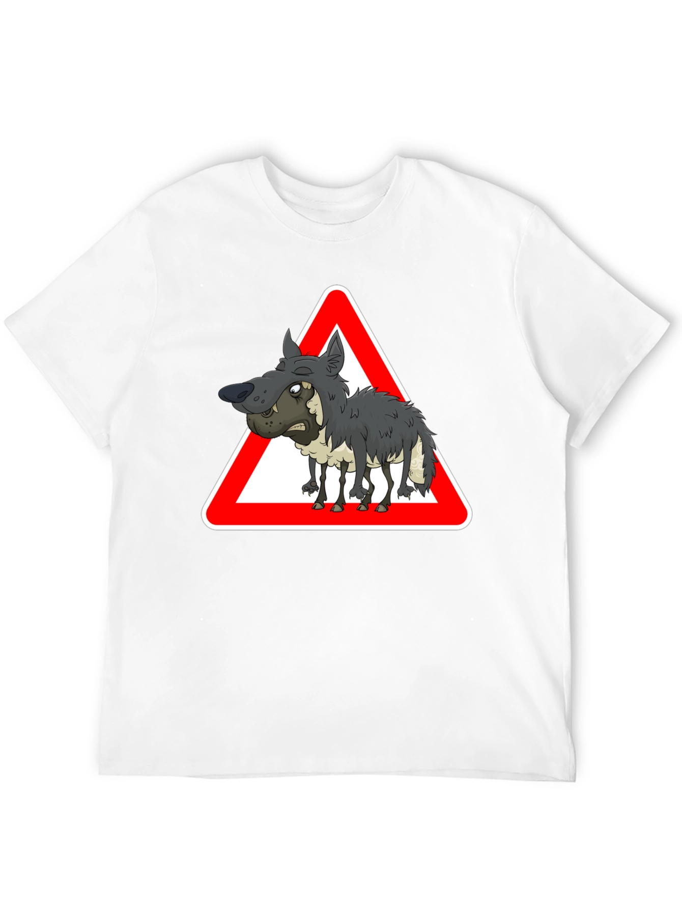 Warning: Wolf in Sheeps Clothing - Black T-Shirt