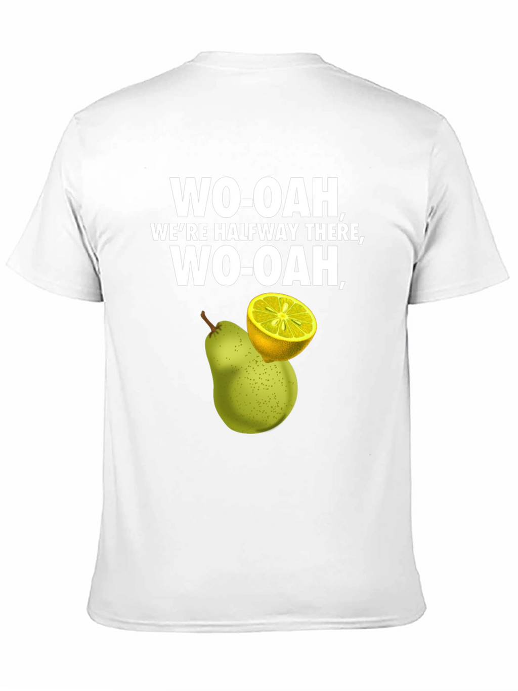 WO-OAH Halfway There T-Shirt Pear and Lemon Graphic Tee