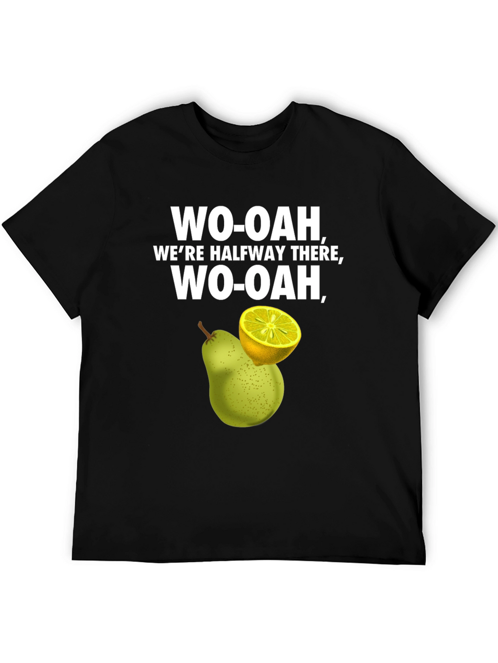 WO-OAH Halfway There T-Shirt Pear and Lemon Graphic Tee