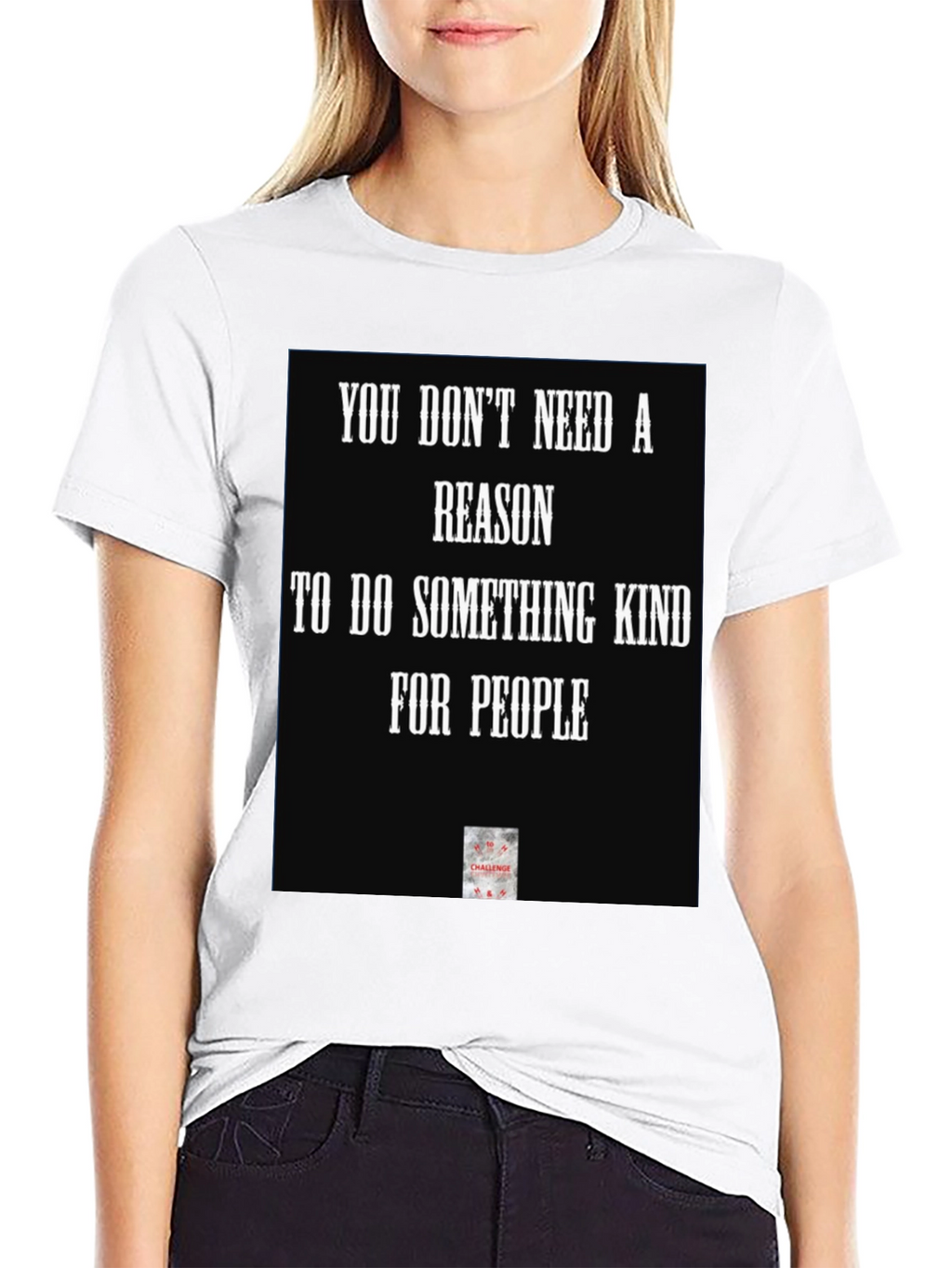 Kindness Quote Black T-Shirt