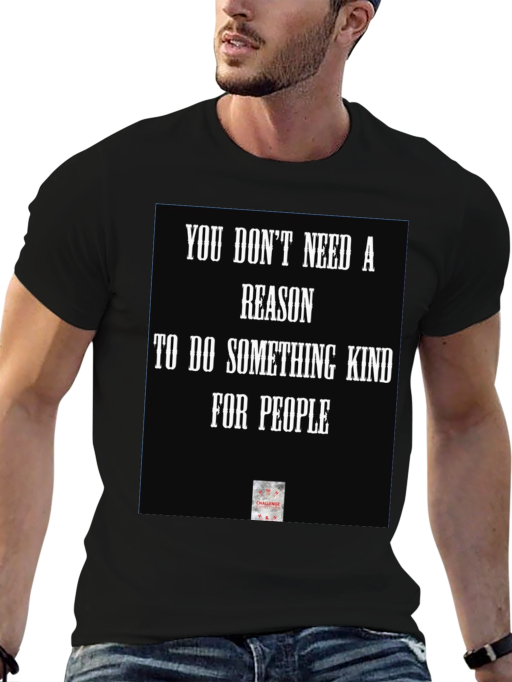 Kindness Quote Black T-Shirt