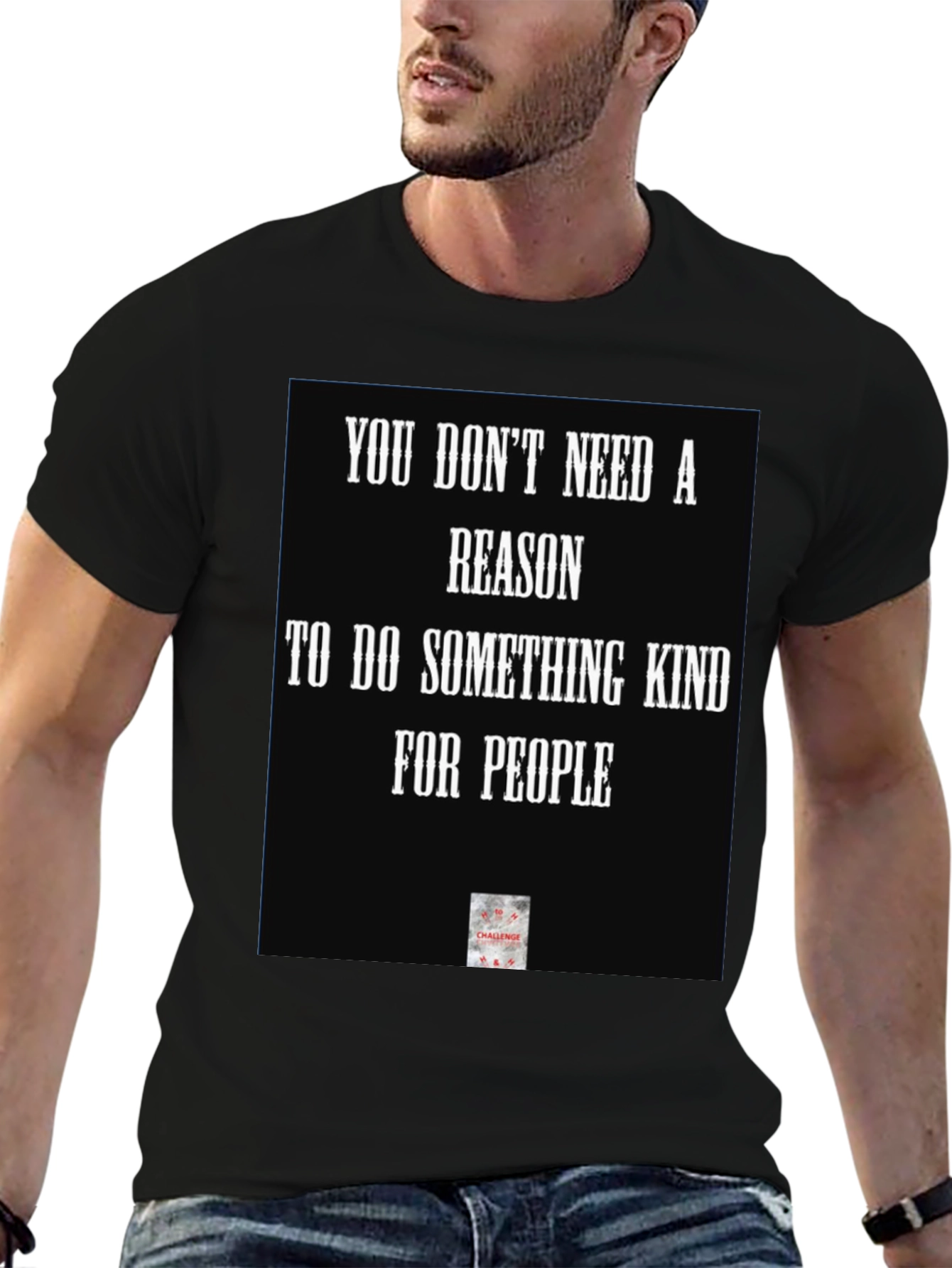 Kindness Quote Black T-Shirt