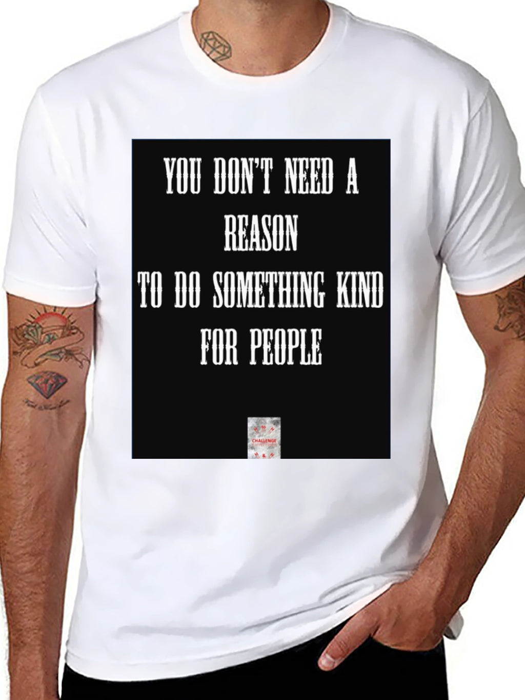 Kindness Quote Black T-Shirt