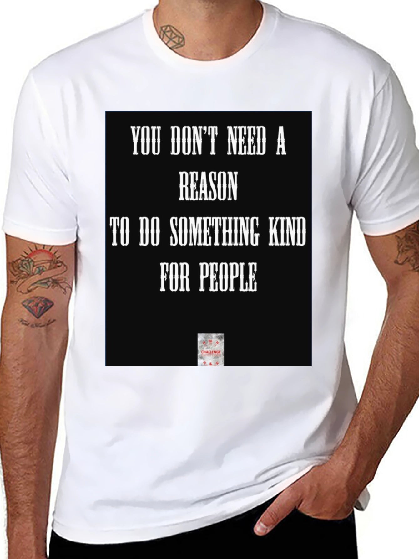 Kindness Quote Black T-Shirt