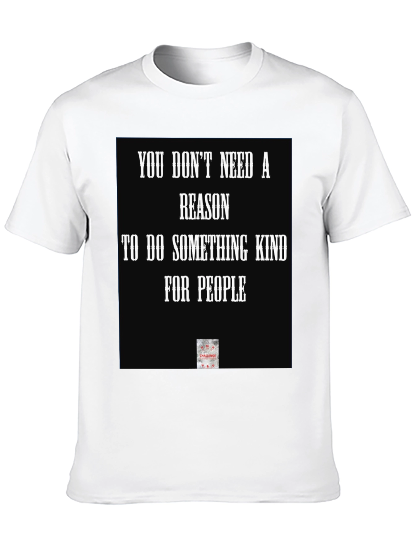 Kindness Quote Black T-Shirt