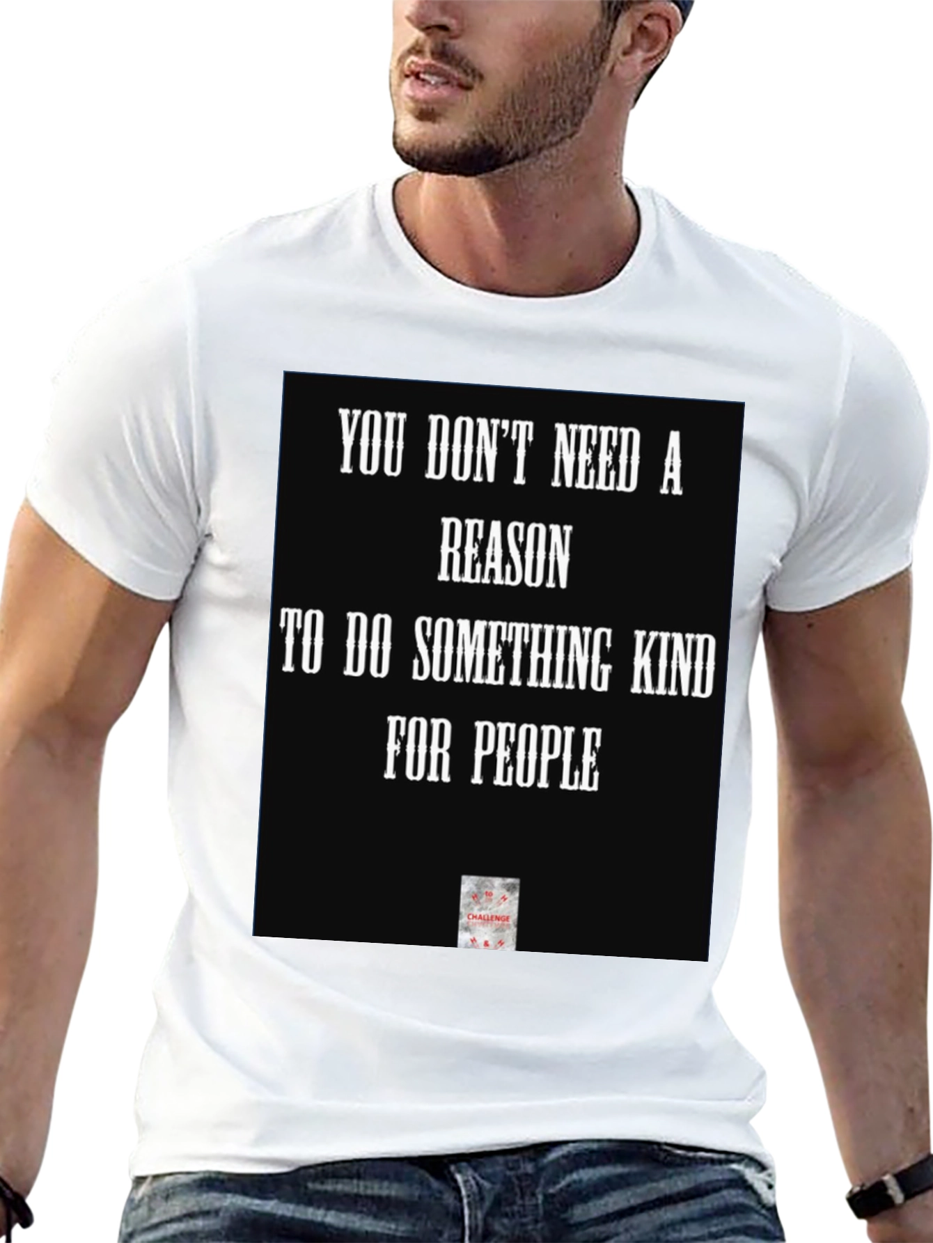 Kindness Quote Black T-Shirt