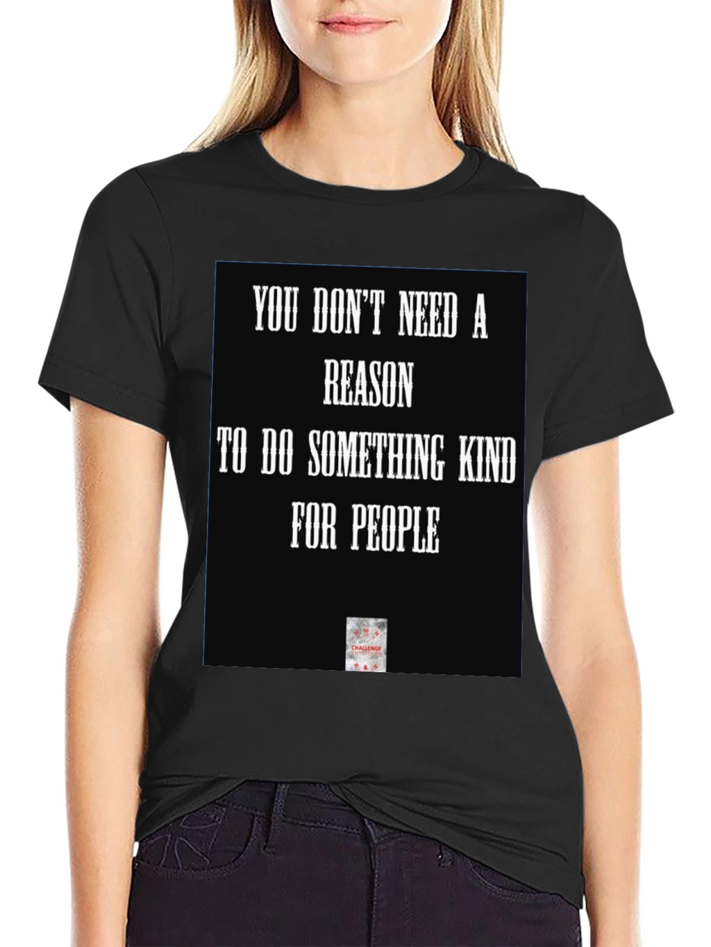 Kindness Quote Black T-Shirt