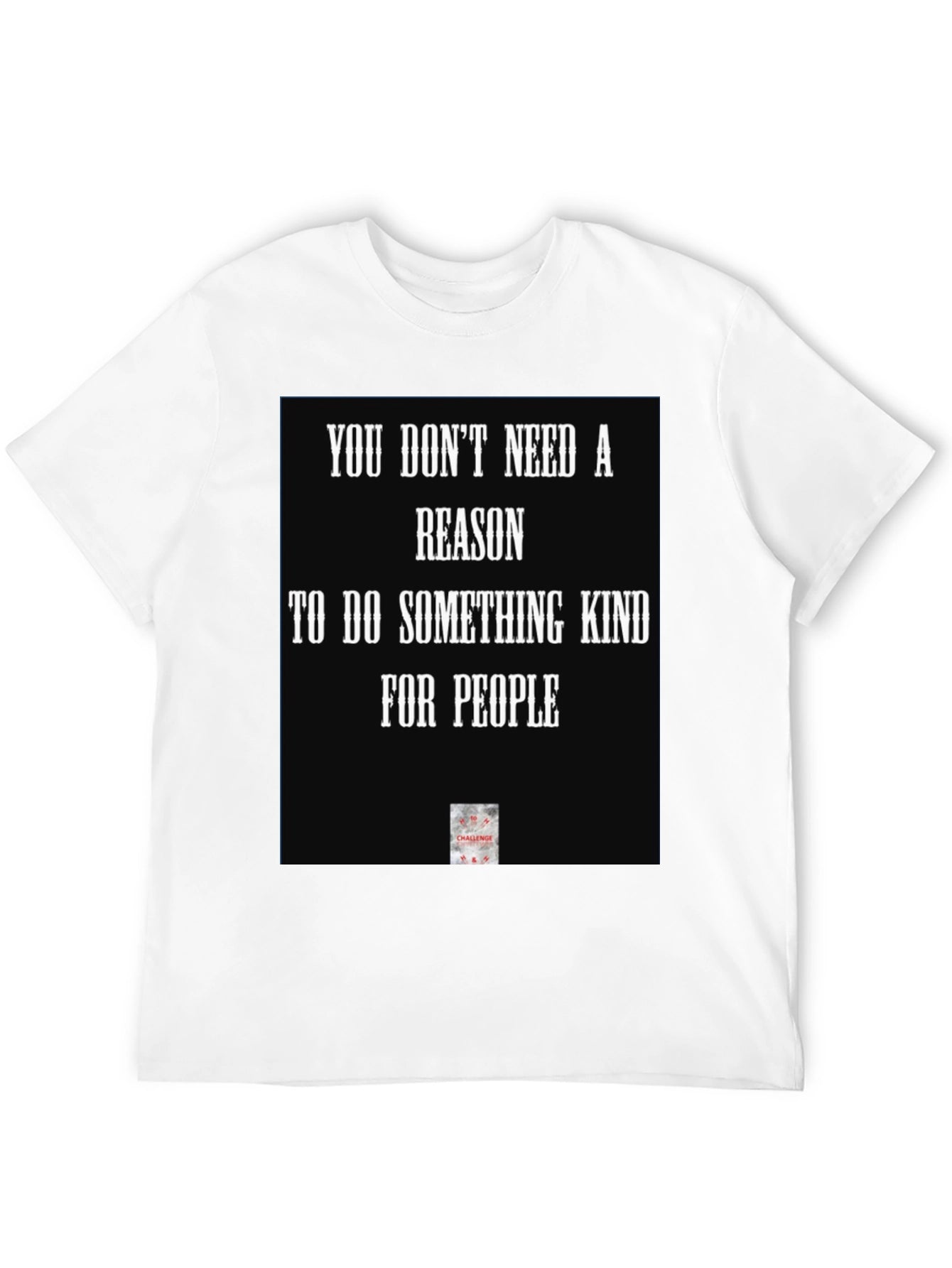 Kindness Quote Black T-Shirt