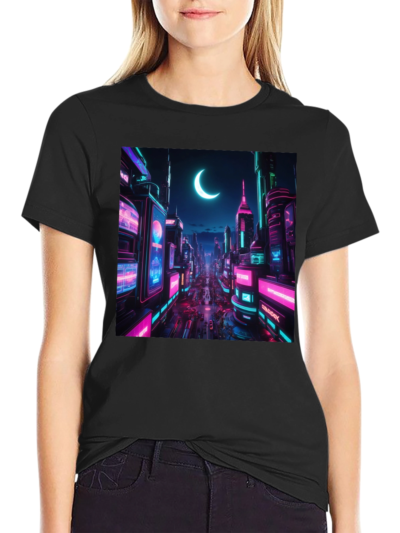 Cyberpunk City T-Shirt