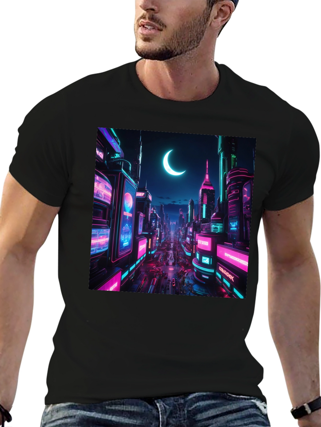 Cyberpunk City T-Shirt