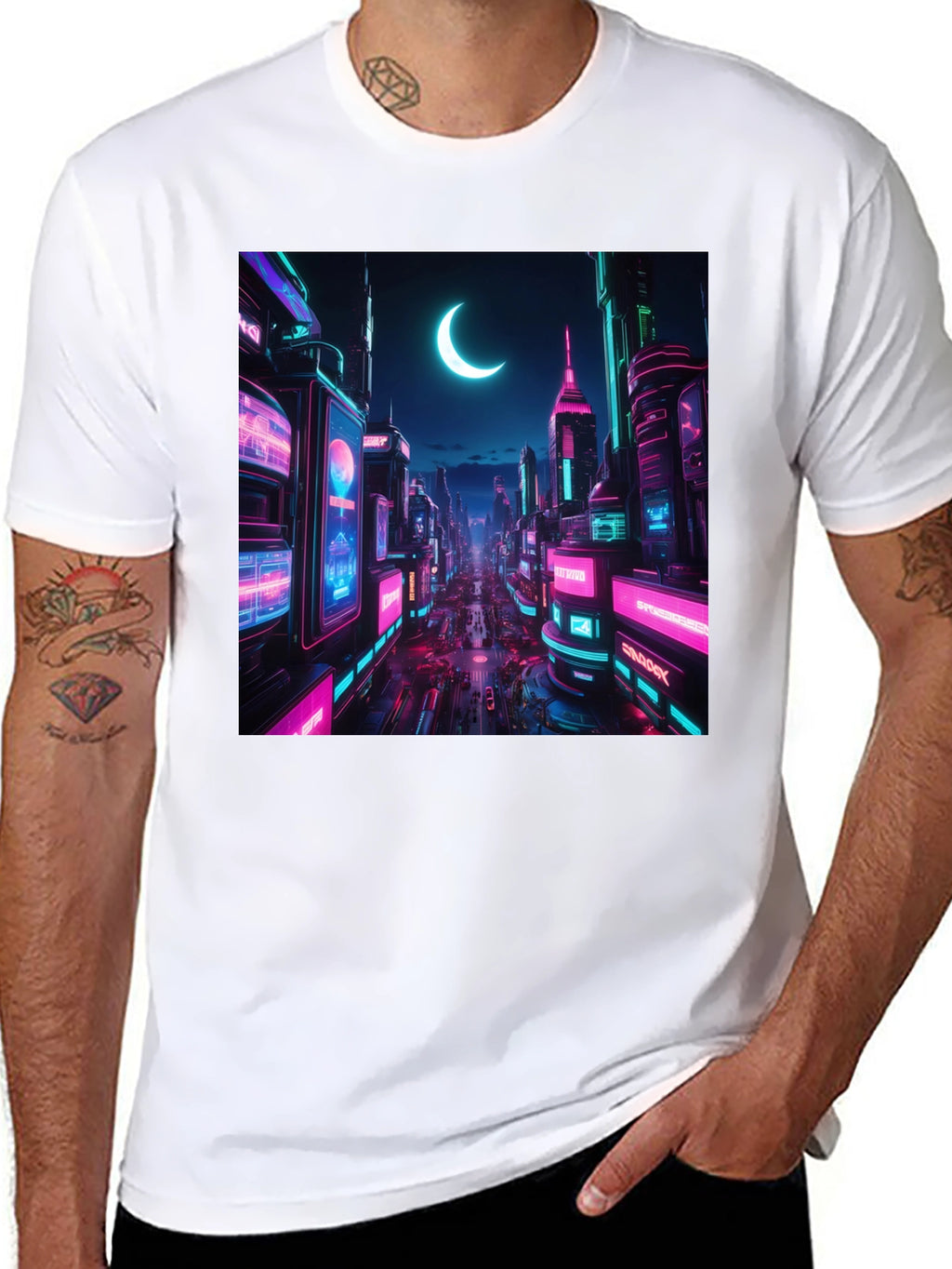 Cyberpunk City T-Shirt