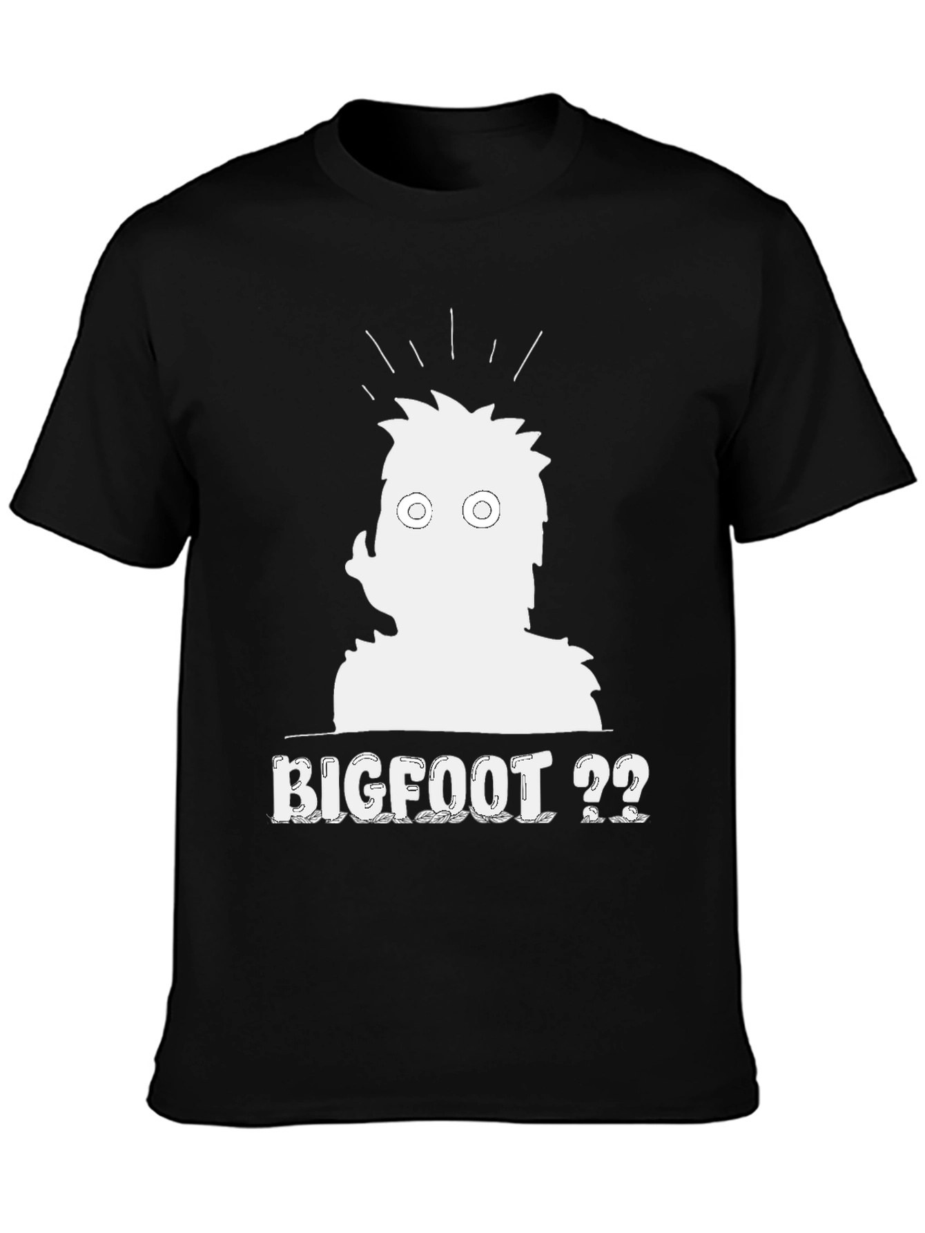 Bigfoot Silhouette Graphic Tee - Black