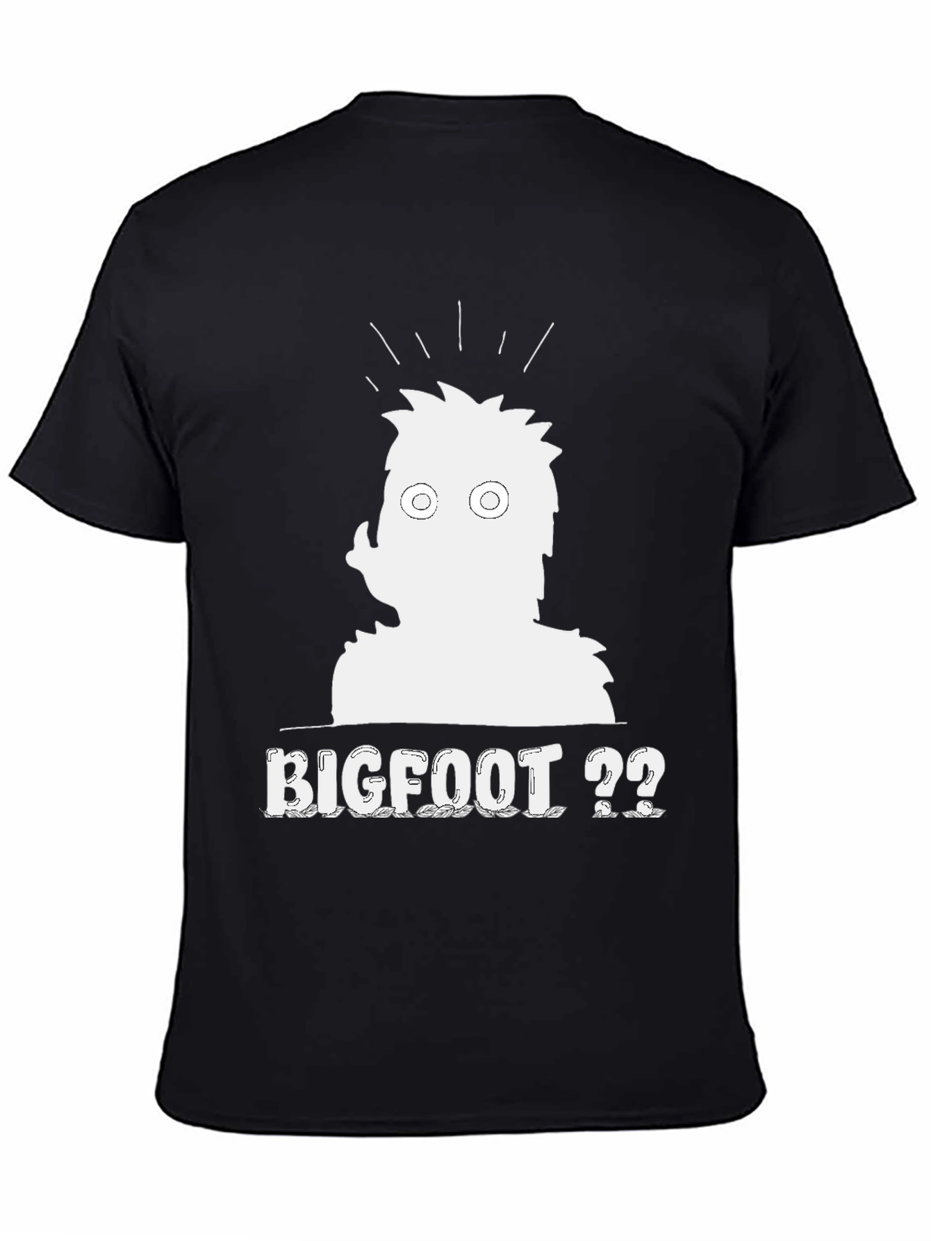 Bigfoot Silhouette Graphic Tee - Black