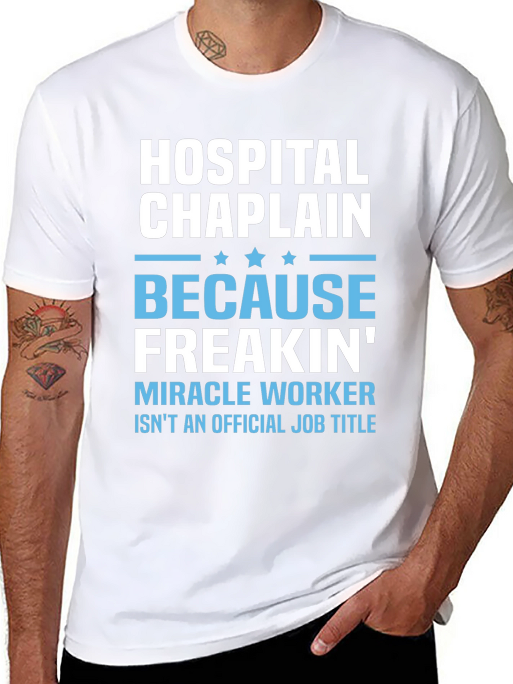 Hospital Chaplain Miracle Worker T-Shirt