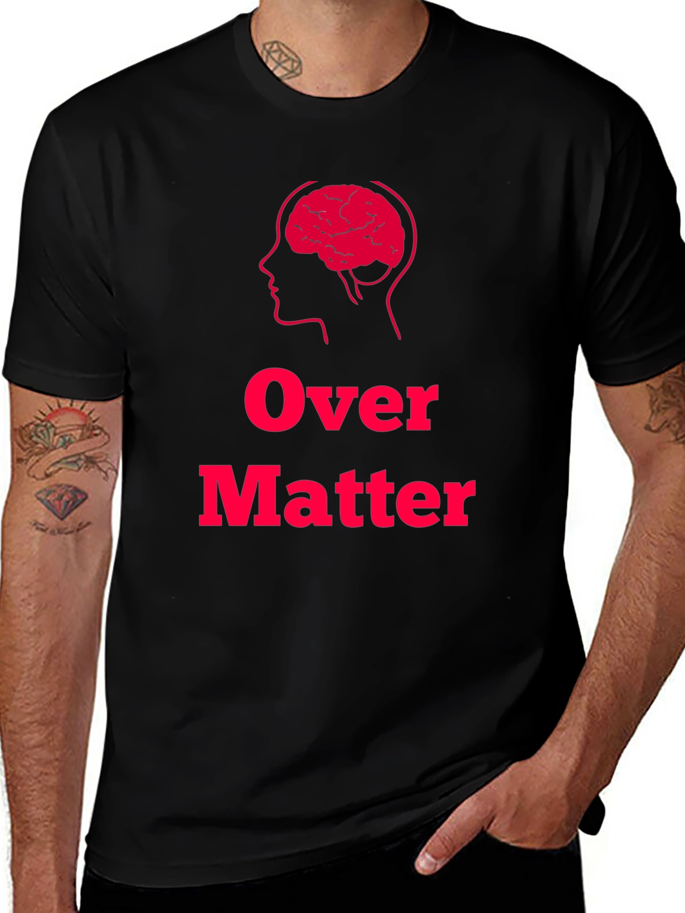 Brain Over Matter Graphic Tee - Thinkers T-Shirt
