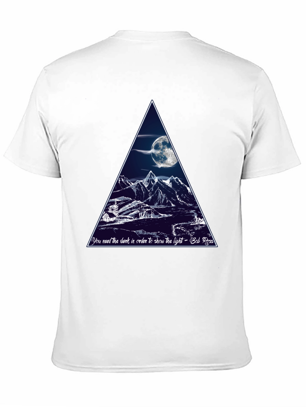 Bob Ross Moon Mountain T-Shirt