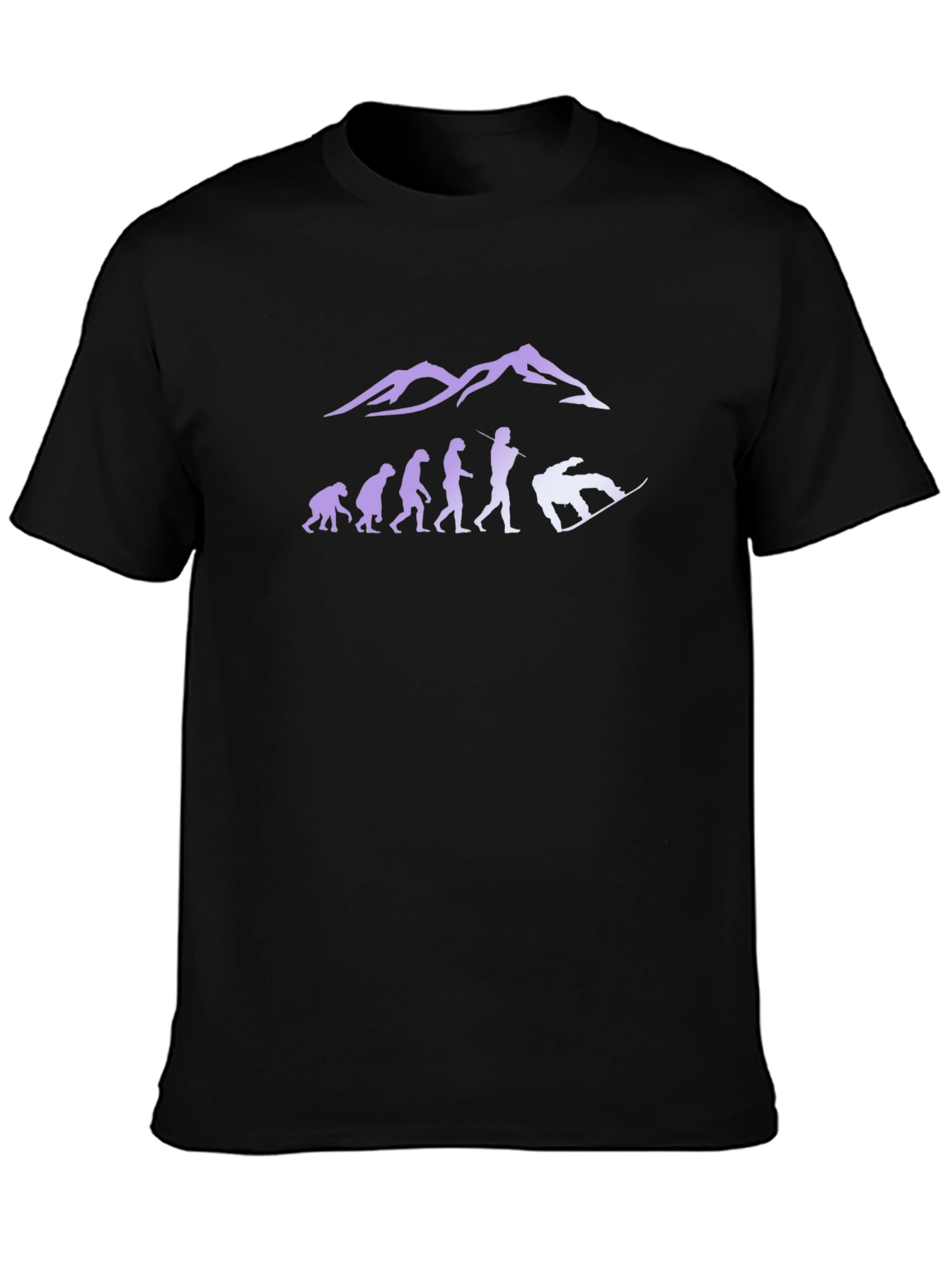 Snowboard Evolution Mens T-Shirt
